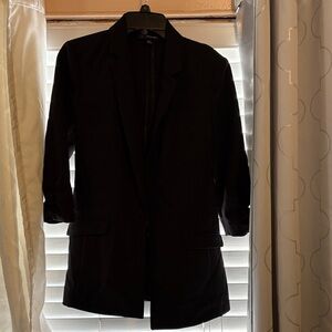 INC International Concepts Black Blazer